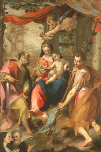 Madonna of San Simone with St. Simon by Federico Barocci